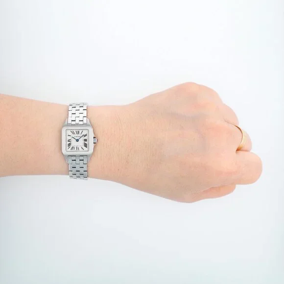 Cartier Santos Demoiselle 2698 White Roman Dial - Picture 10 of 10